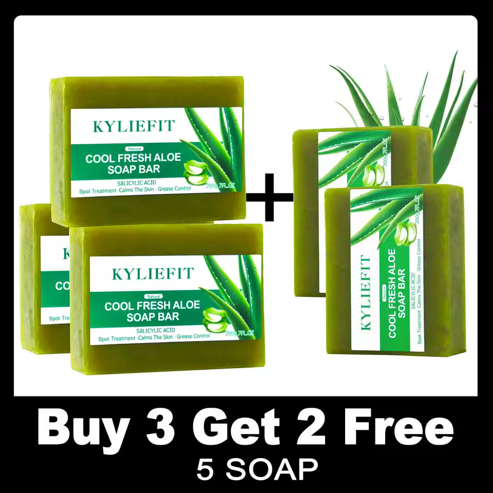 All Natural Ingredients With Aloe Vera Soap Bar Oil Control, Clean Skin