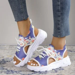 Breathable Platform Thick-Soled Open Toe Beach Style Large Size Sports Sandals
