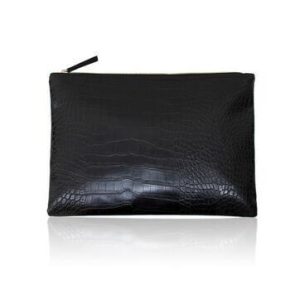 Fashion Women Clutch Handbag PU Leather Clutch Bag Rivets Brand Design 32x24xcm