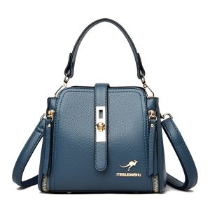 Simple Lock Designer Casual Shoulder Bag